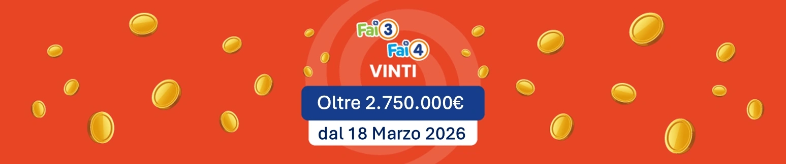 Scopri Fai3 Fai4, il nuovo gioco in ricevitoria e online