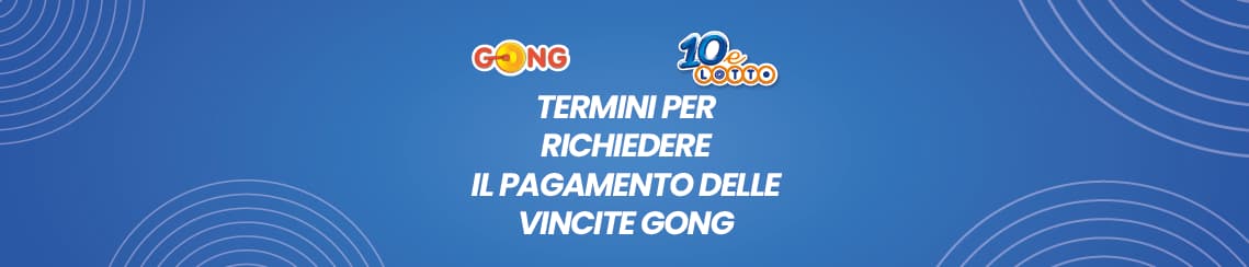 A fine mese 10eLotto Gong non sarà più disponibile
