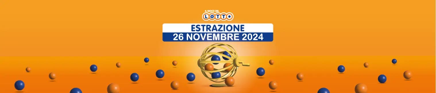 Numeri vincenti Lotto e Simbolotto di martedì 26 novembre 2024