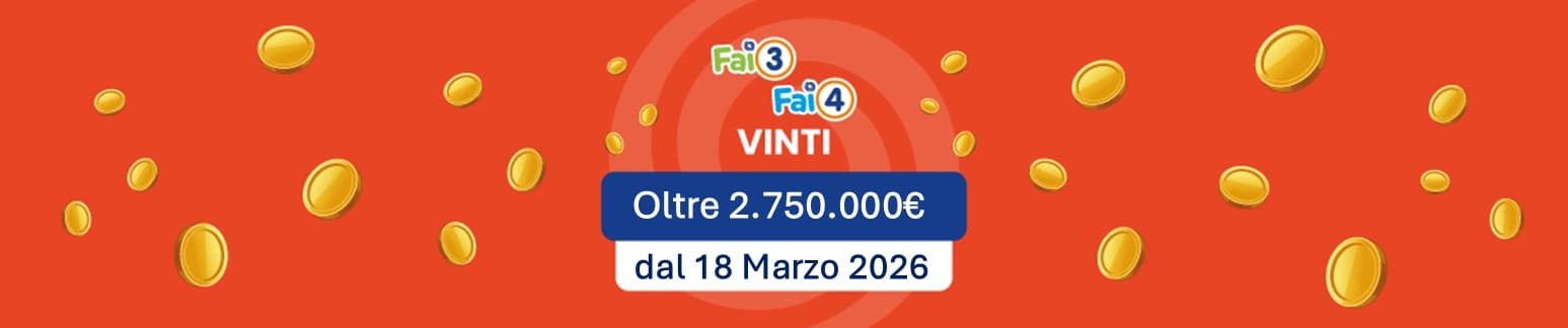 Scopri Fai3 Fai4, il nuovo gioco in ricevitoria e online