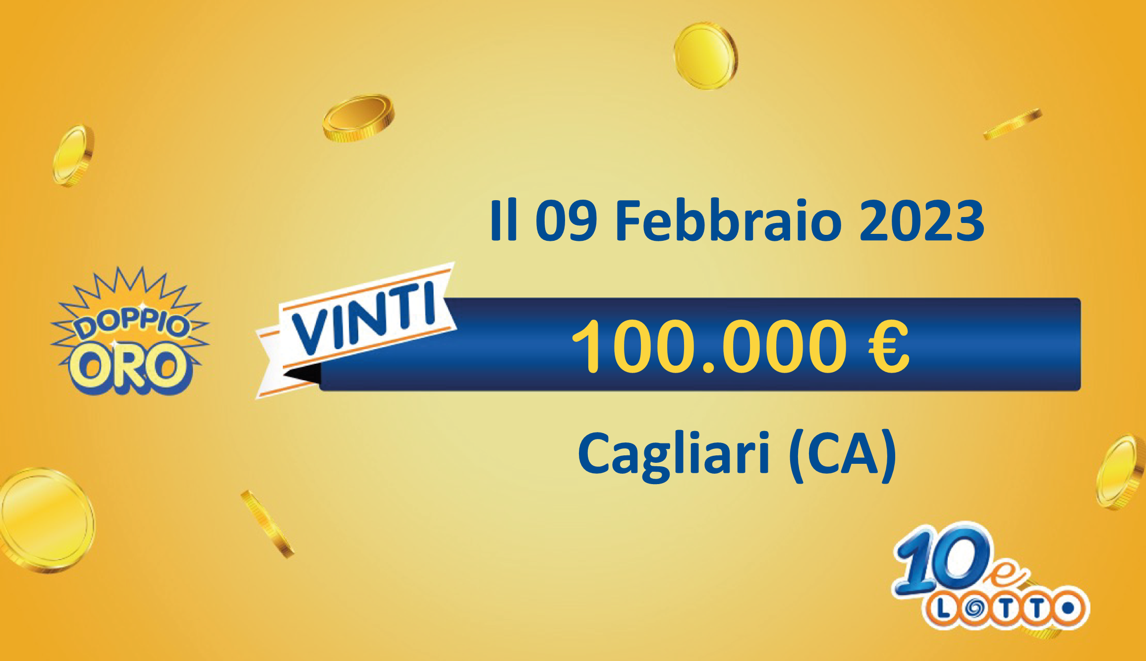 vincita 10eLotto da 100.000€ a Cagliari