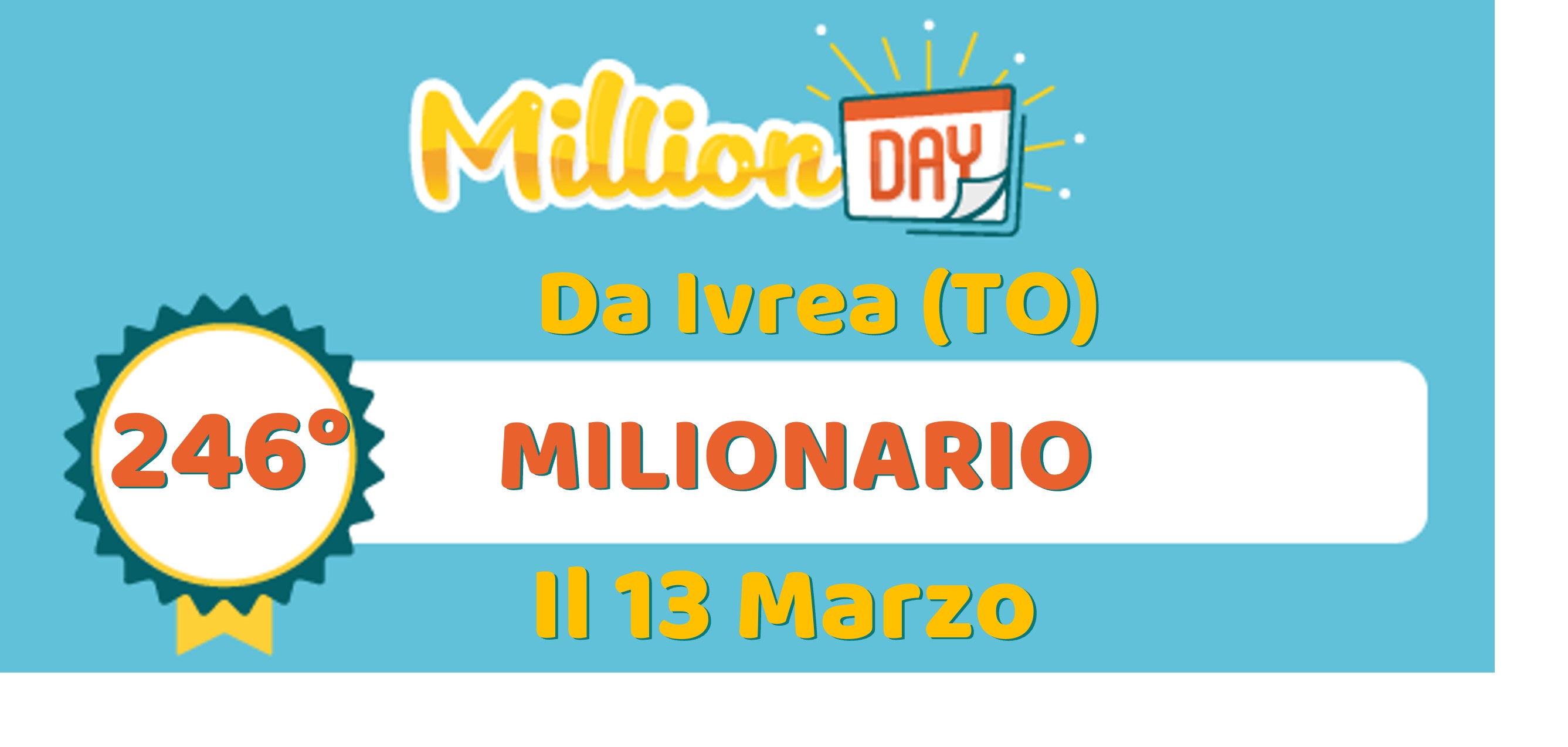 vincita MillionDAY da Ivrea