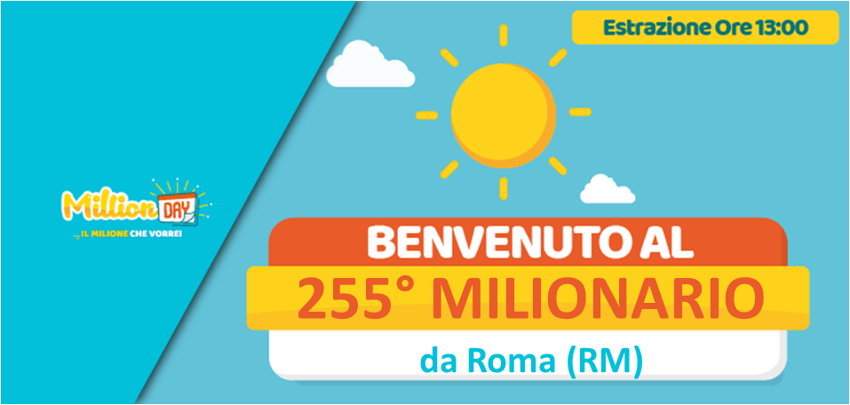 vincita MillionDAY da Roma