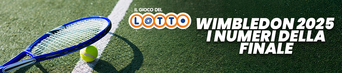 I numeri del Lotto per la finale di Wimbledon 2025