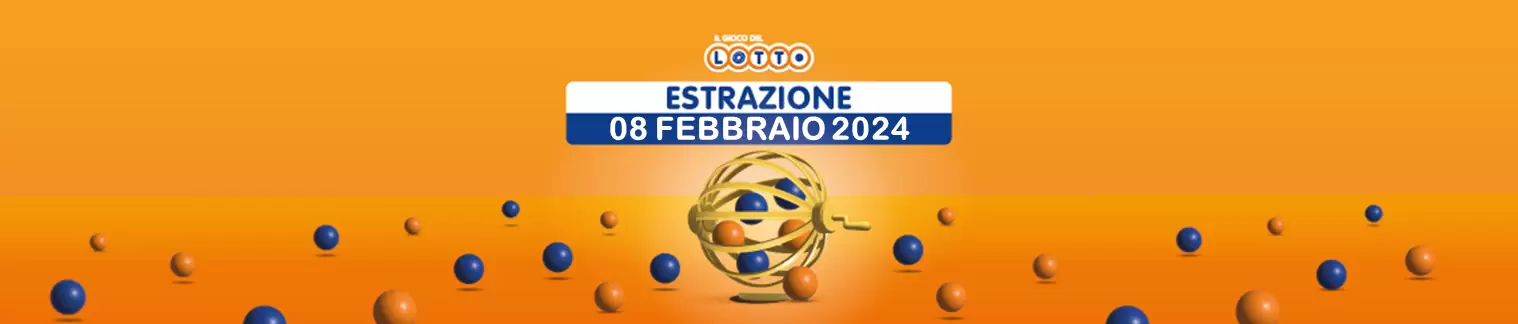 Numeri vincenti Lotto e Simbolotto di giovedì 08 febbraio 2024
