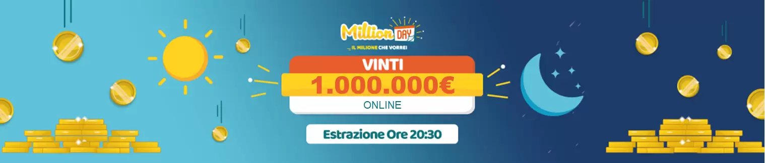 Vincita MillionDAY il 10 aprile 2024 in Lombardia